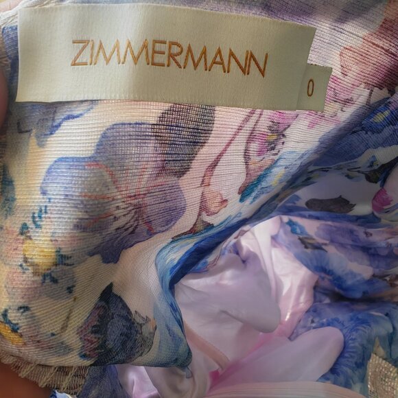 Zimmerman Rebellious style pleated mini floral dress - Picture 10 of 11